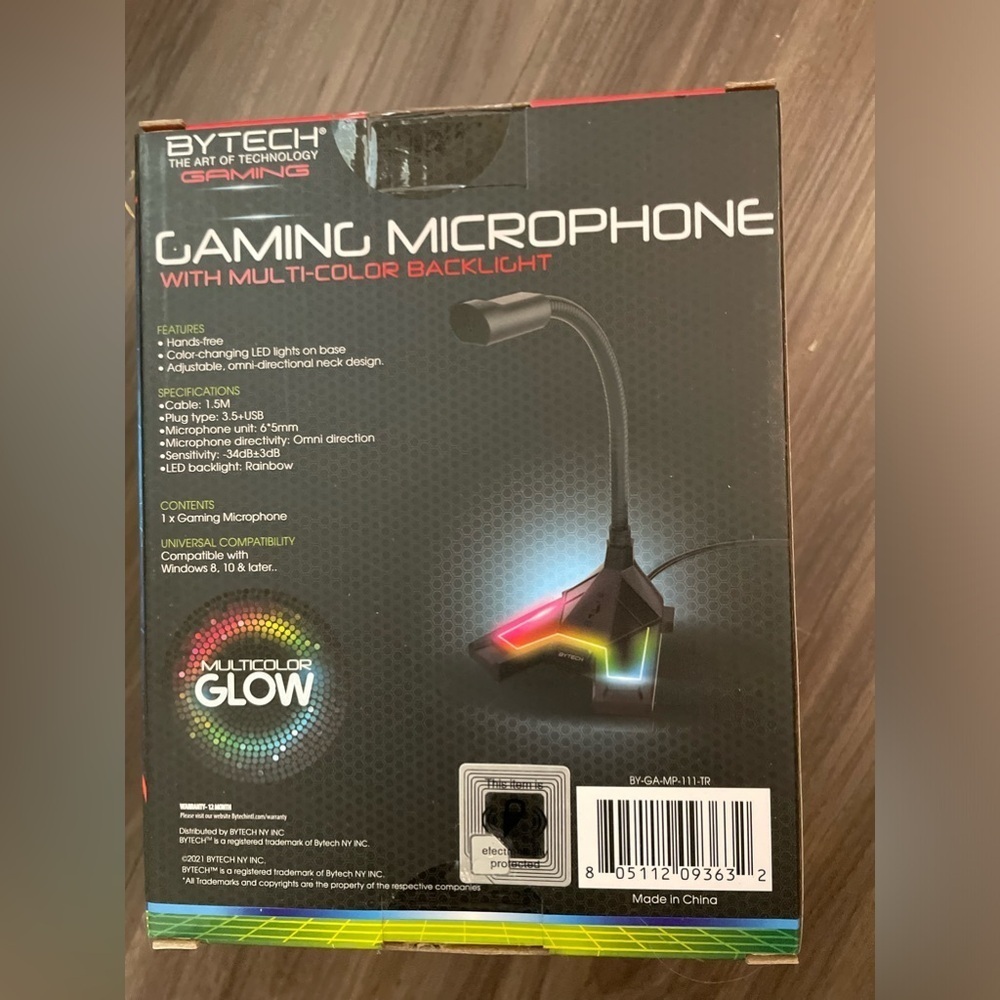 BYTECH Gaming Microphone with Multicolor Backlight - Picture 3 of 4